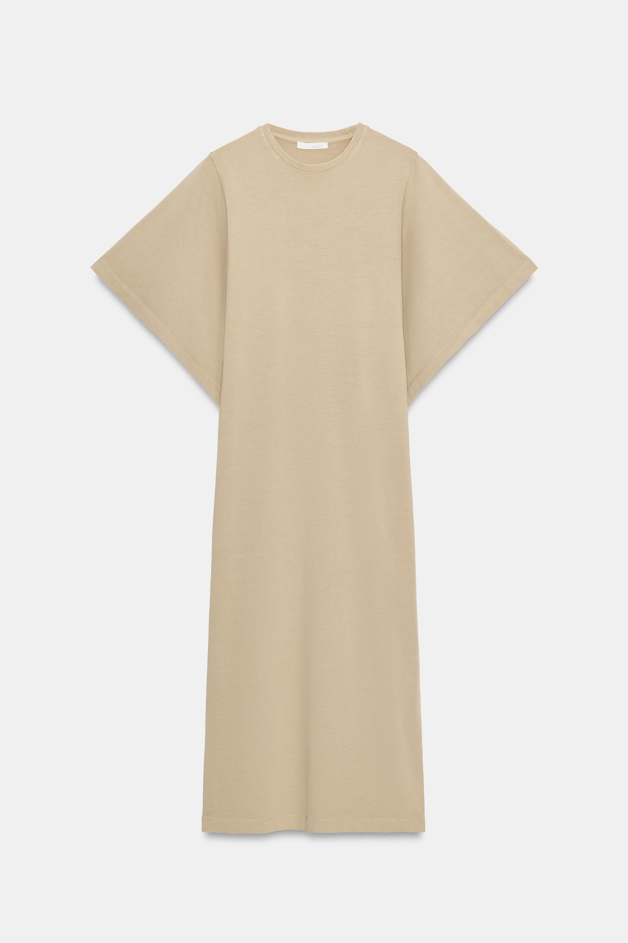 COTTON MIDI DRESS